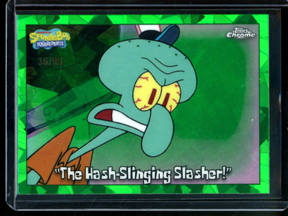 2025 Topps Sapphire Chrome The Hash Slinging Slasher Green /99