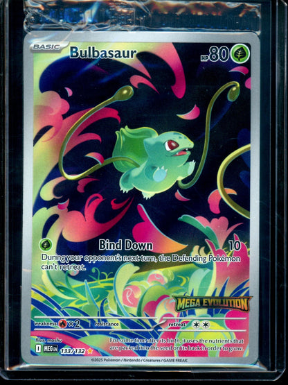 2025 Pokemon Mega Evolution Bulbasaur Stamp Promo 133/132