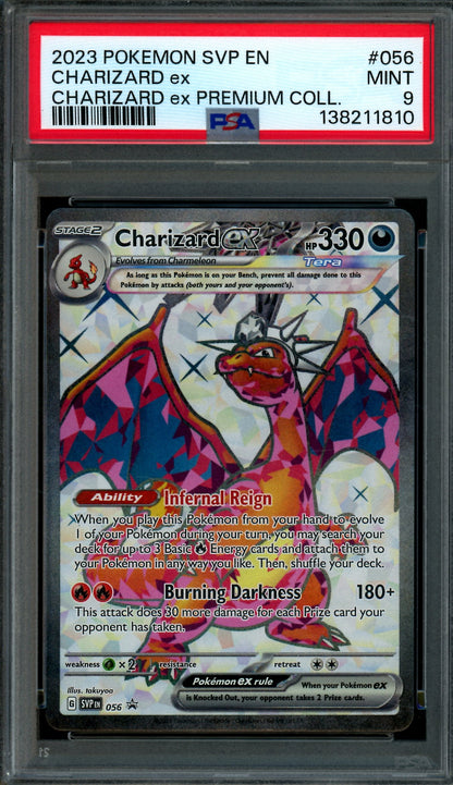 2023 Pokemon Scarlet & Violet Charizard EX 056 Promo PSA 9