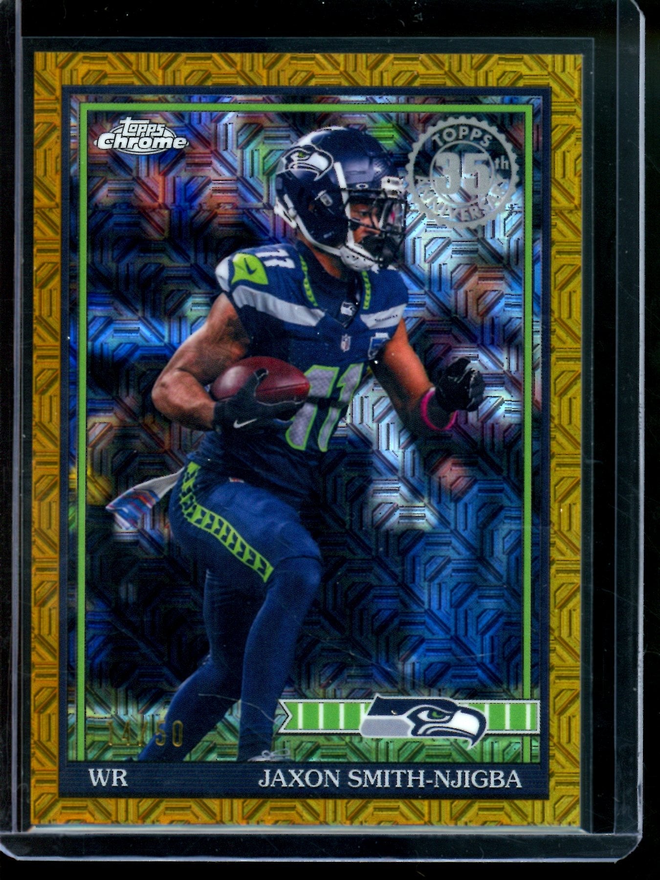 2026 Topps Chrome Jaxon Smith-Njigba Gold Mojo Refractor /50 Seahawks