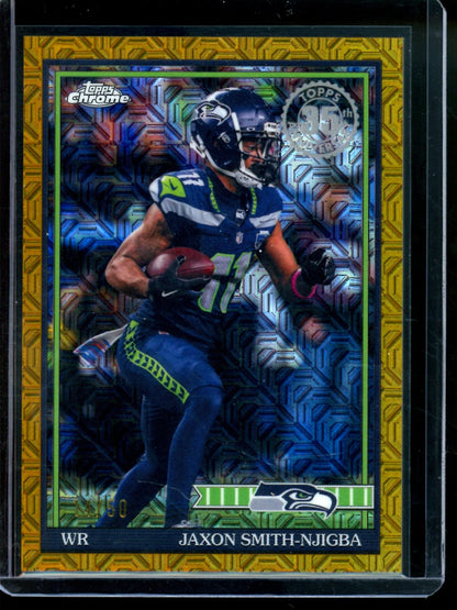 2026 Topps Chrome Jaxon Smith-Njigba Gold Mojo Refractor /50 Seahawks