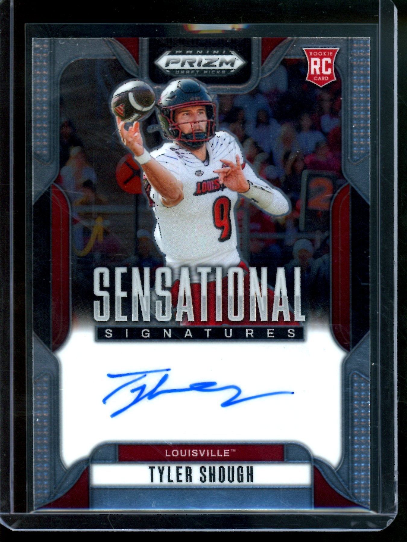 2025 Panini Prizm Draft Picks Tyler Shough Rookie Autograph Louisville