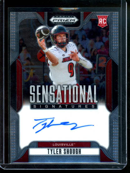 2025 Panini Prizm Draft Picks Tyler Shough Rookie Autograph Louisville