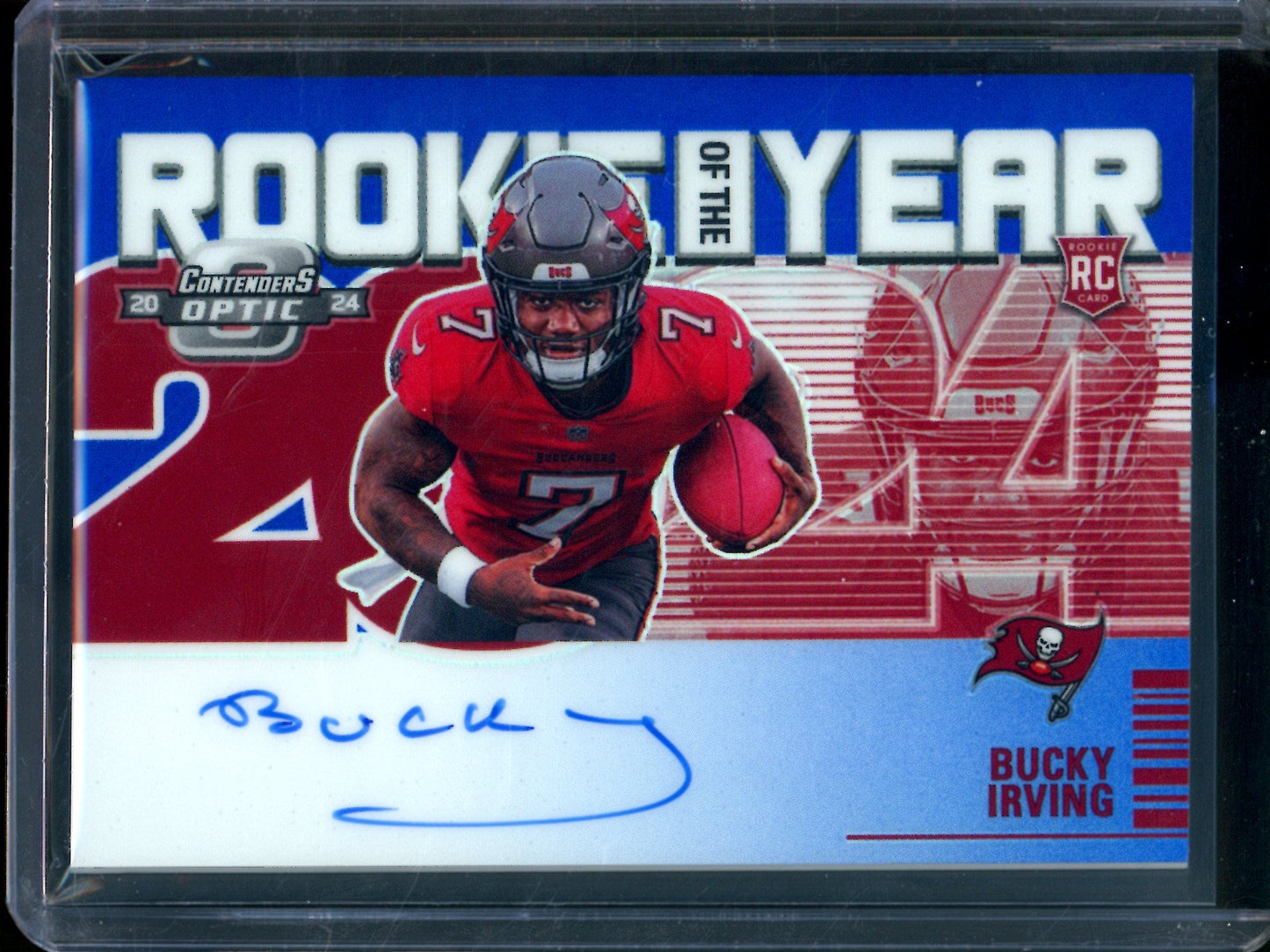 2025 Panini Contenders Optic Bucky Irving Rookie Autograph /75 Buccaneers