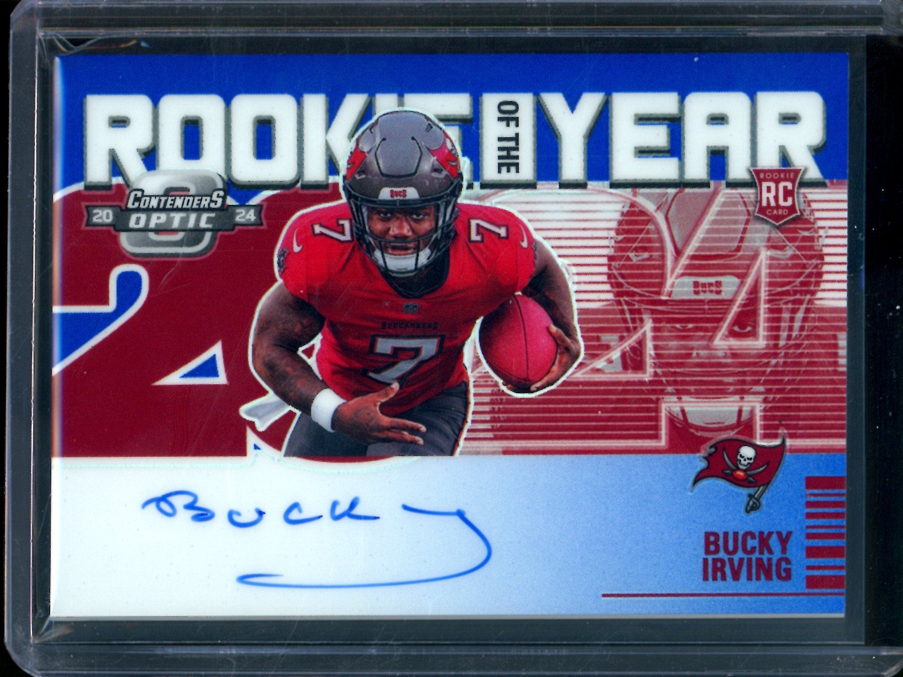 2025 Panini Contenders Optic Bucky Irving Rookie Autograph /75 Buccaneers