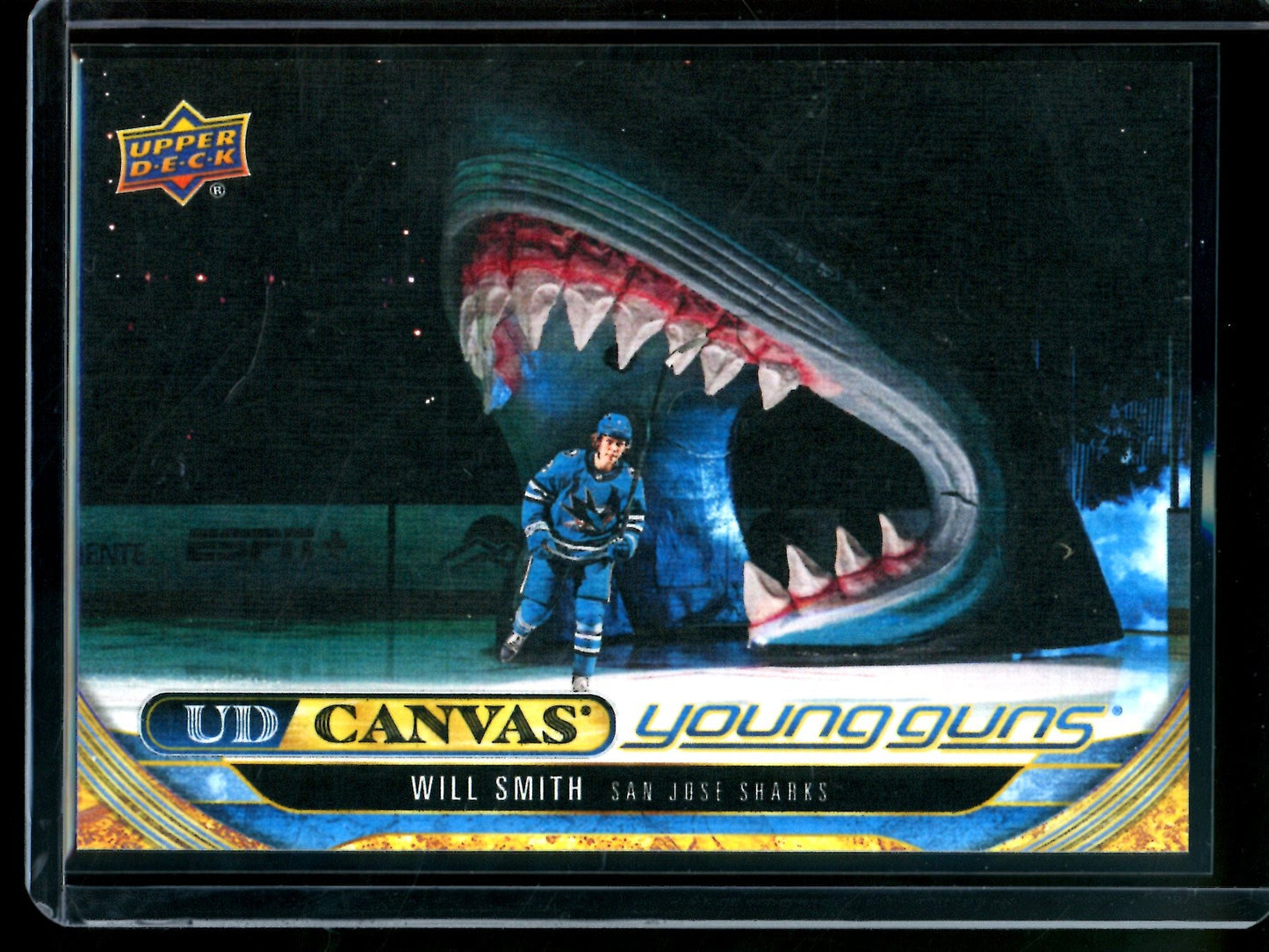 2024 Upper Deck Series 2 Will Smith UD Canvas Young Guns Sharks