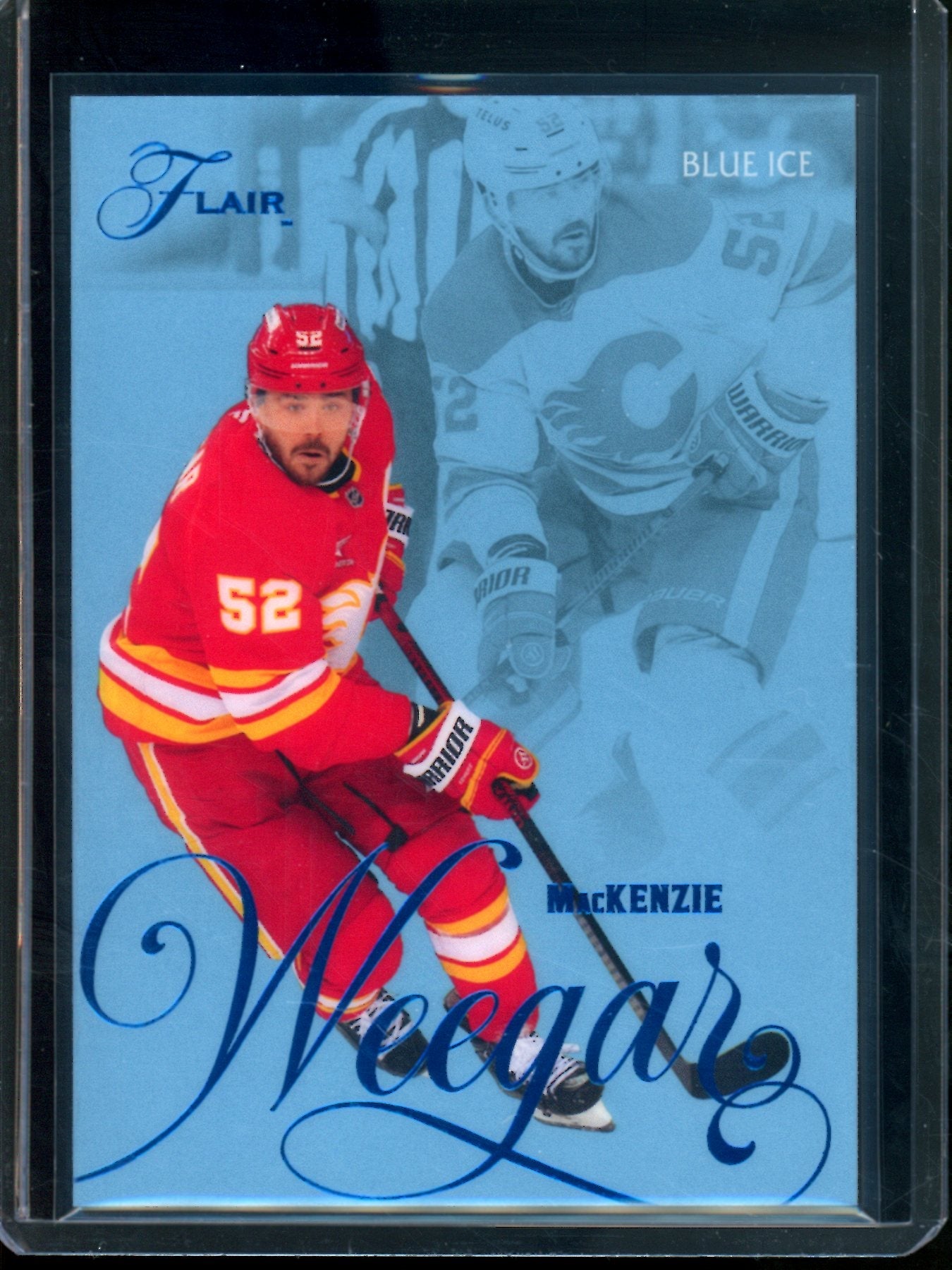 2026 Upper Deck Flair Mackenzie Weegar Blue Ice /25 Flames