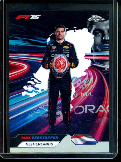 2025 Topps Chrome Max Verstappen SP Refractor NN-1
