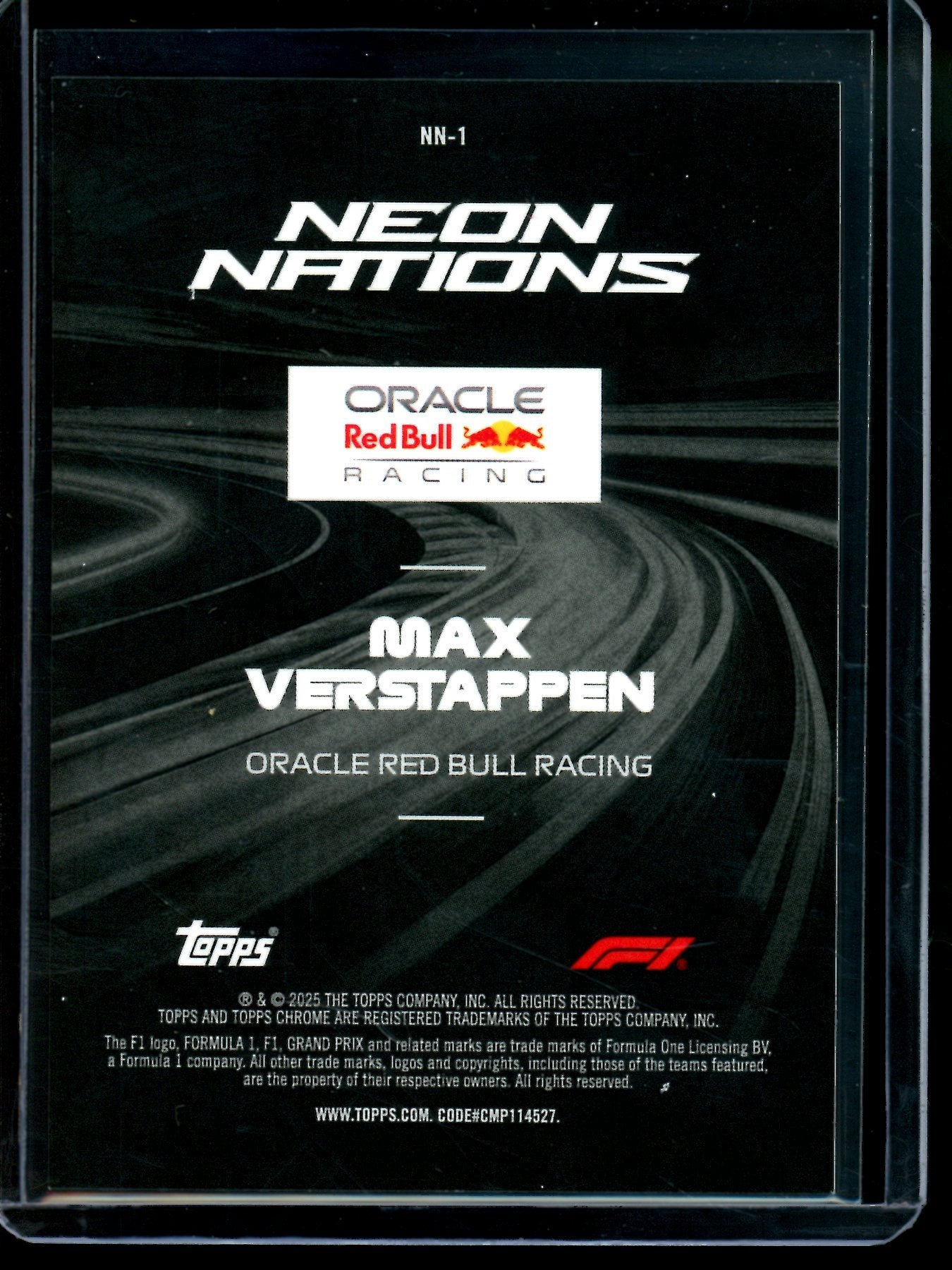 2025 Topps Chrome Max Verstappen SP Refractor NN-1