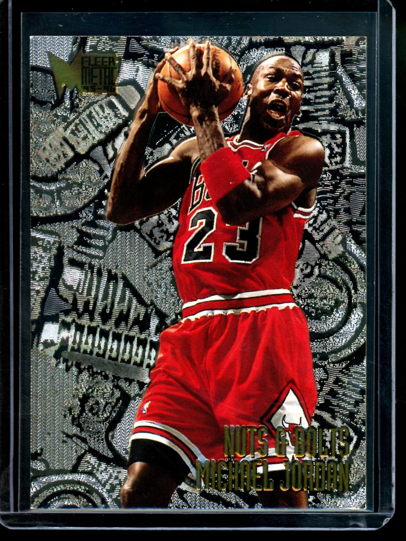1996 Fleer Metal Michael Jordan Nuts & Bolts Bulls