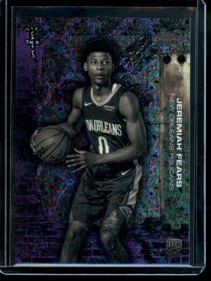 2026 Topps Cactus Jack Chrome Jeremiah Fears Rookie Mini Diamond /75