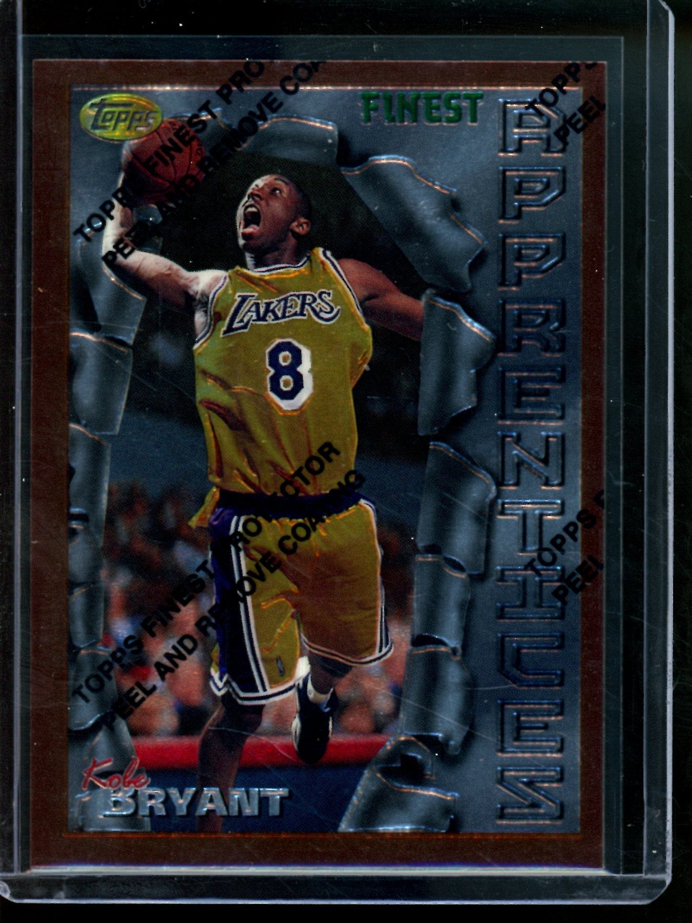 1996 Topps Finest Kobe Bryant Apprentices Lakers