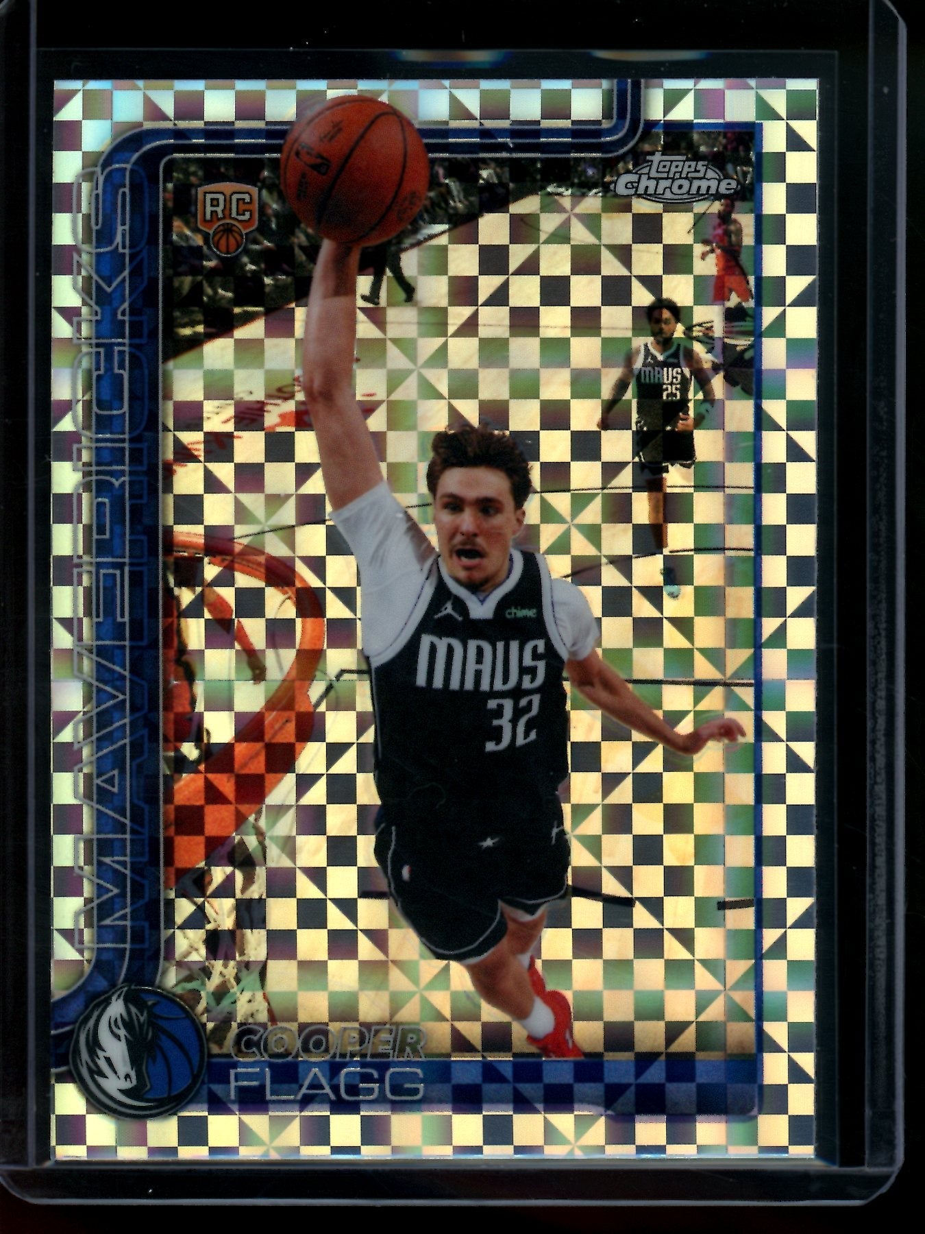 2026 Topps Chrome Cooper Flagg Rookie X-Fractor Mavericks