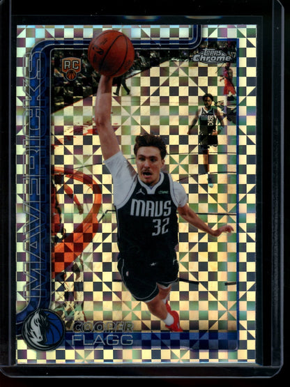 2026 Topps Chrome Cooper Flagg Rookie X-Fractor Mavericks