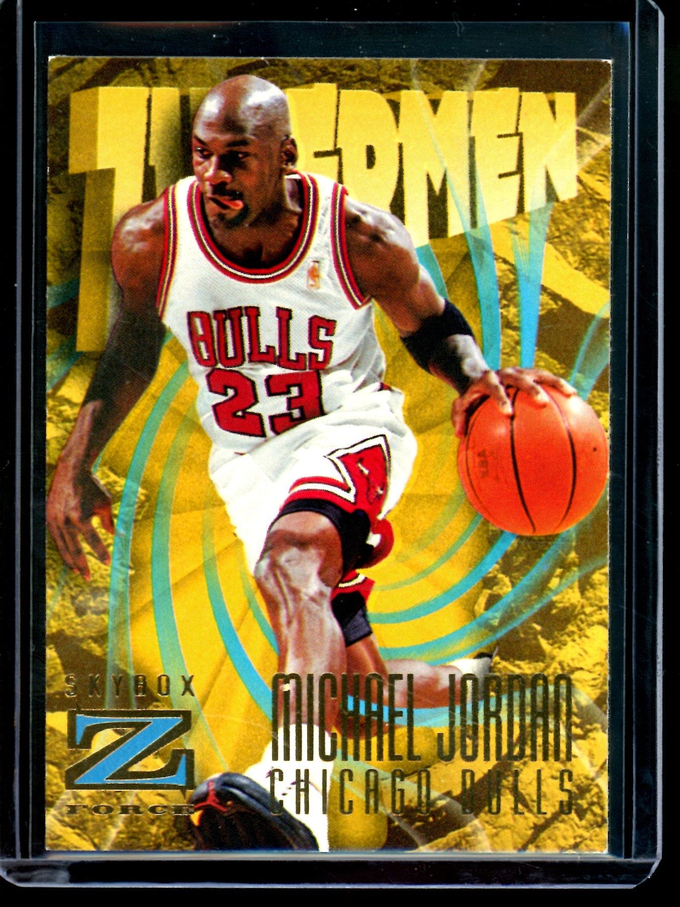 1997 Skybox Michael Jordan Zupermen Z-Force Bulls