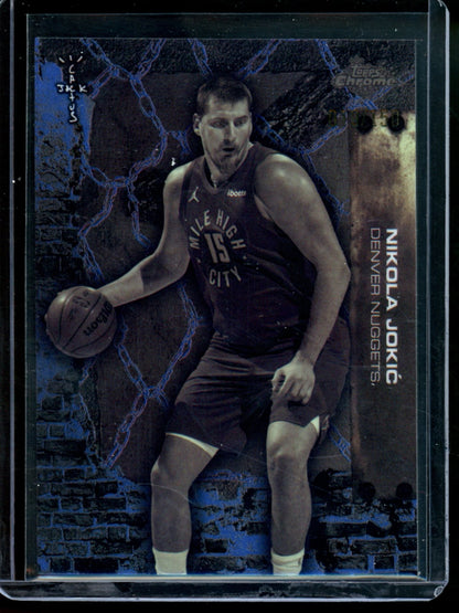 2026 Topps Cactus Jack Chrome Nikola Jokic Blue Refractor /150 Nuggets
