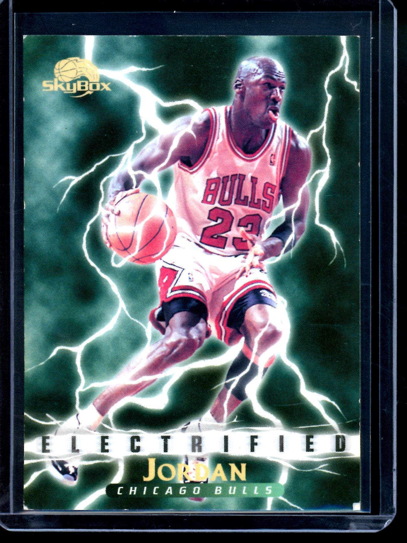 1996 Skybox Michael Jordan Electrified Bulls (Damaged)