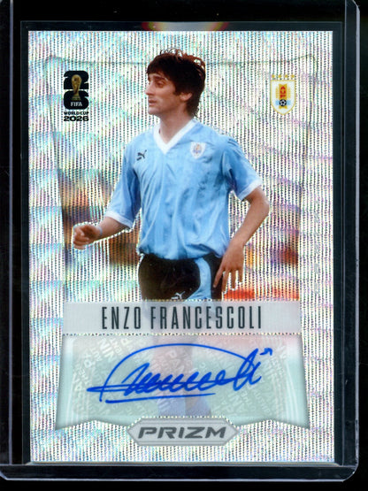 2026 Panini Prizm Enzo Francescoli Wave Refractor Autograph Uruguay