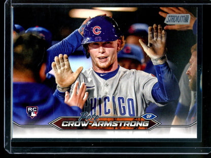 2024 Topps Stadium Club Pete Crow-Armstrong Rookie Image Variation SP Cubs