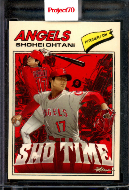 2021 Topps Project 70 Shohei Ohtani Quiccs #139 Encased Angels