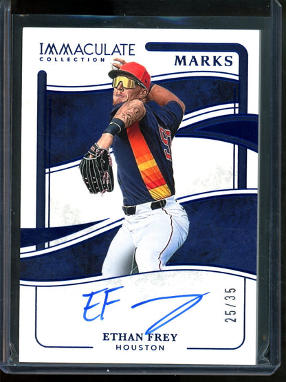2026 Panini Immaculate Ethan Frey Autograph /35 Astros
