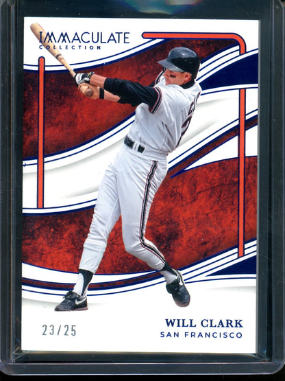 2026 Panini Immaculate Will Clark /25 Giants