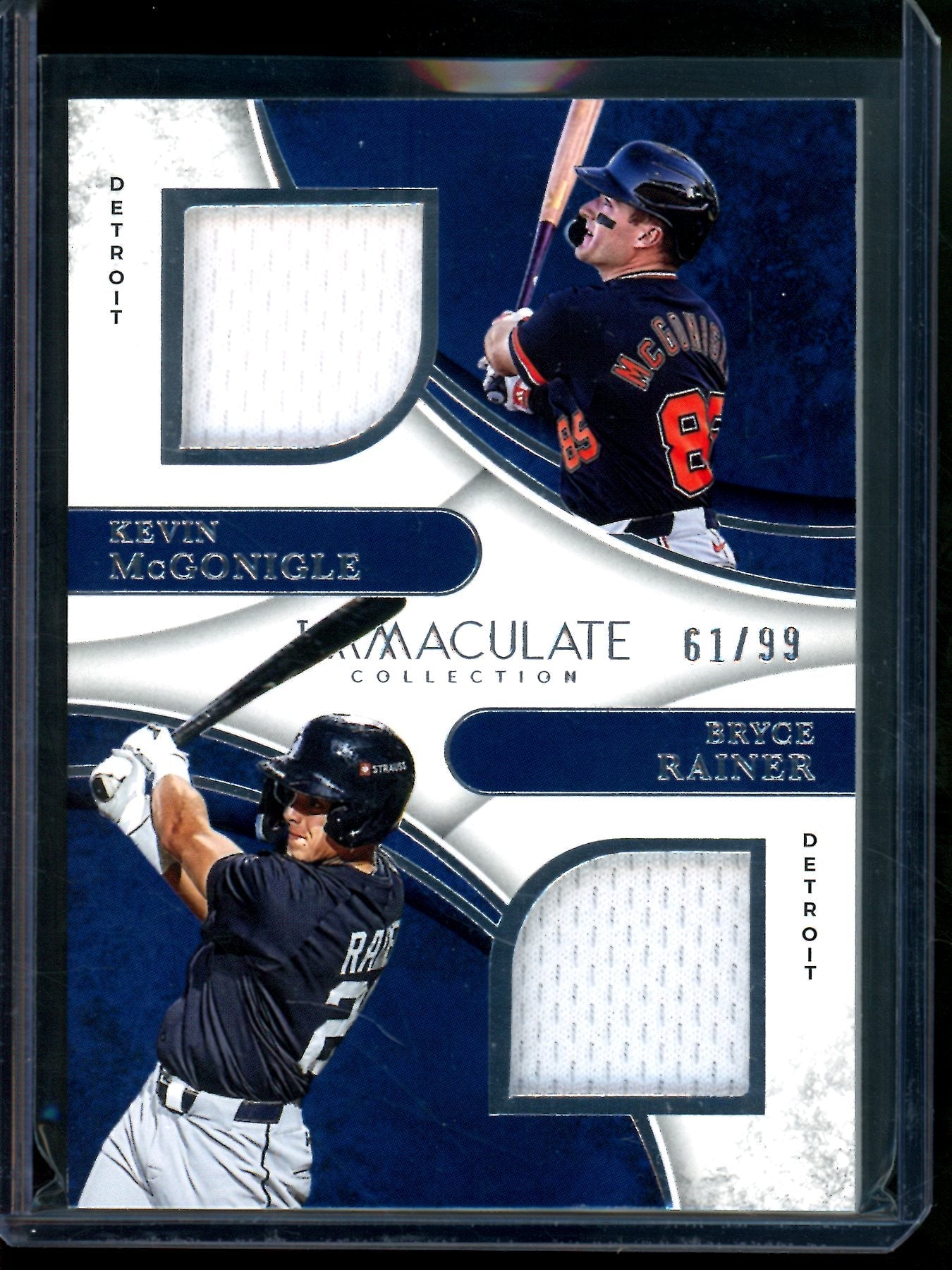 2026 Panini Immaculate Kevin McGonigle / Bryce Rainer Dual Jersey Relic /99 Tigers