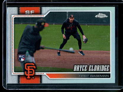 2026 Topps Chrome Bryce Eldridge Rookie Image Variation SP Giants