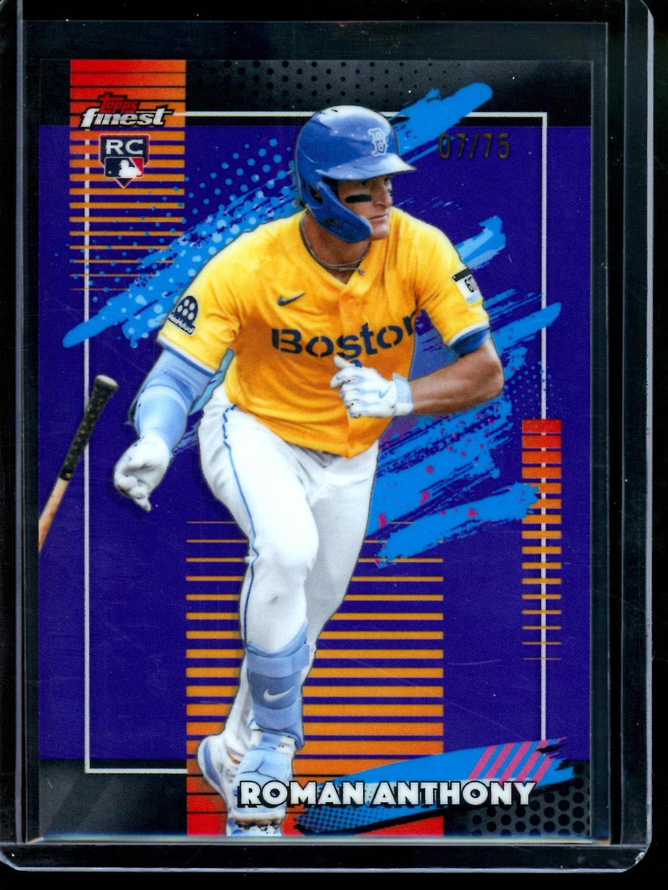 2026 Topps Finest Roman Anthony Rookie Purple Refractor /75 Red Sox