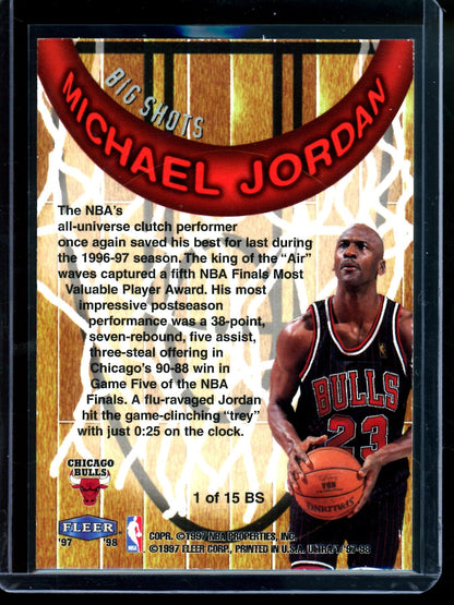 1997 Fleer Ultra Michael Jordan Big Shots Bulls