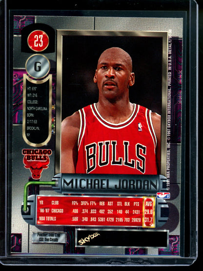 1997 Skybox Metal Michael Jordan #23 Bulls