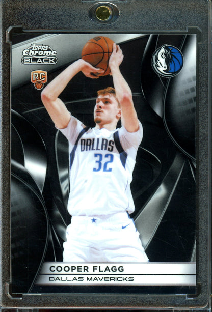 2026 Topps Chrome Black Cooper Flagg Rookie Card Mavericks