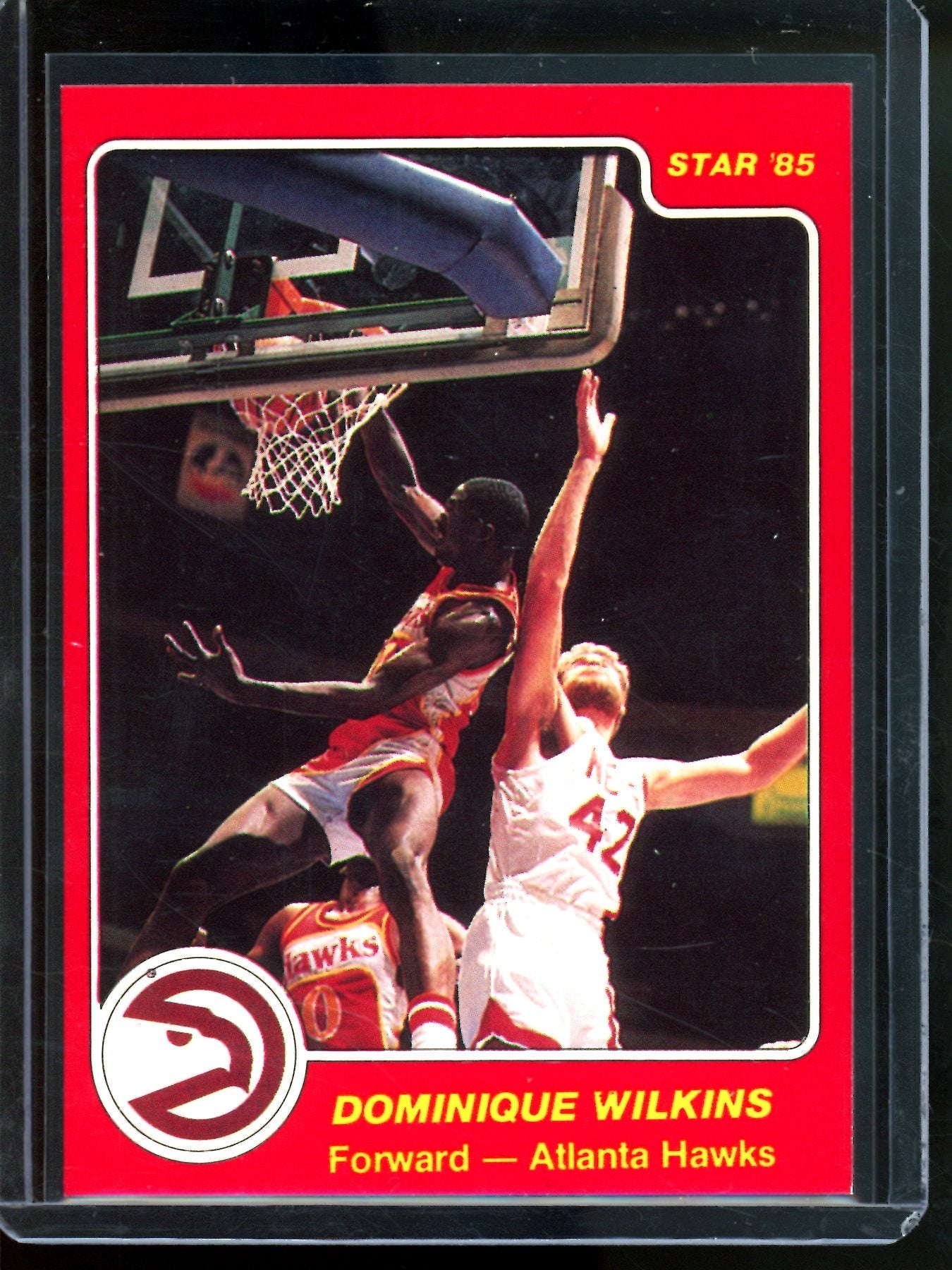 1985 Star Dominique Wilkins #76 Hawks