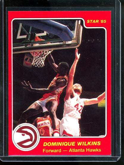1985 Star Dominique Wilkins #76 Hawks