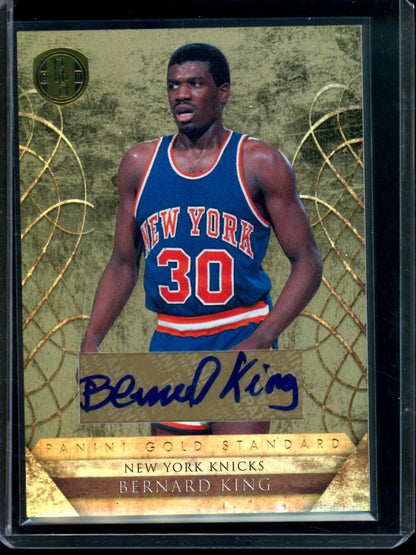 2011 Panini Gold Standard Bernard King Autograph Foil /99 Knicks