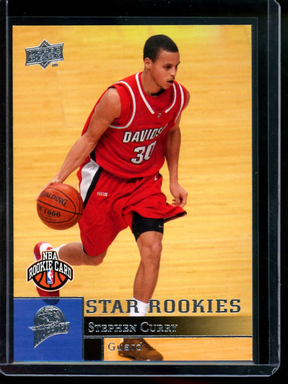 2009 Upper Deck Stephen Curry Star Rookies Warriors