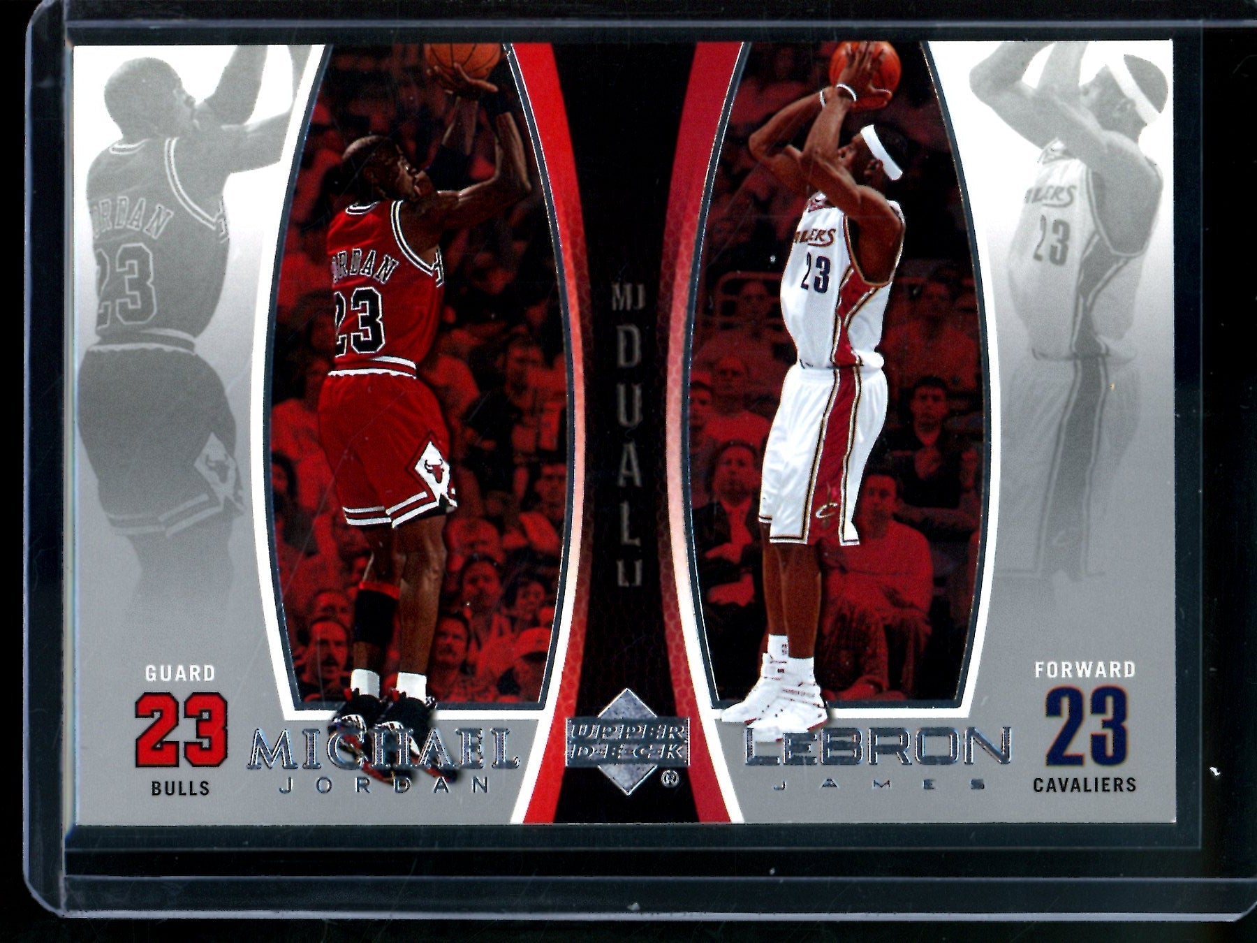 2005 Upper Deck Michael Jordan / Lebron James MJ Dual LJ #LJMJ5 Bulls