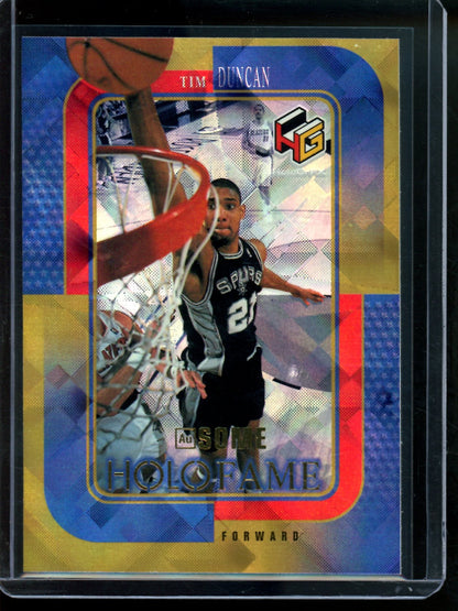 1999 Upper Deck HoloGRFX Tim Duncan AuSome HoloFame Spurs