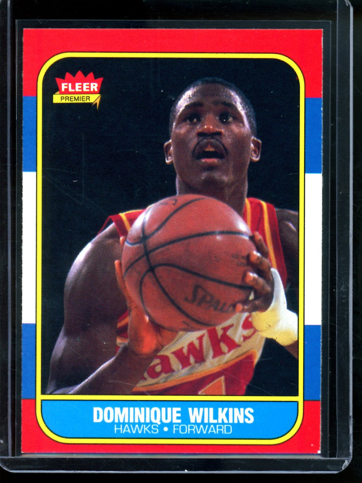 1986 Fleer Dominique Wilkins #121 Hawks