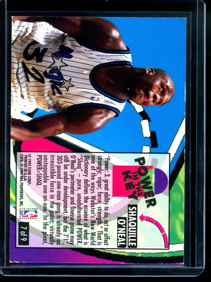 1994 Fleer Ultra Shaquille O'Neal Power In The Key Magic