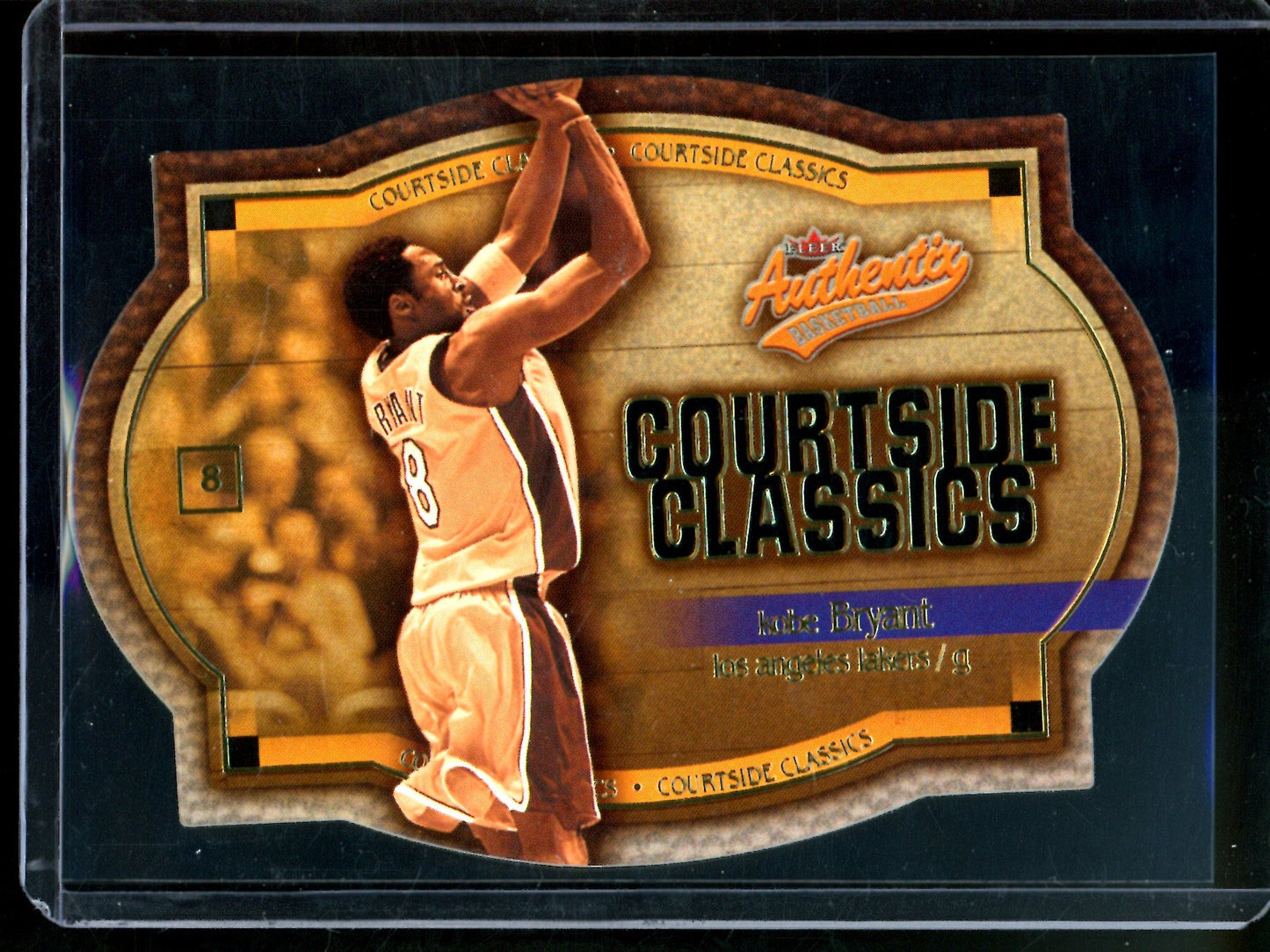 2002 Fleer Authentix Kobe Bryant Courtside Classic Die-Cut Lakers