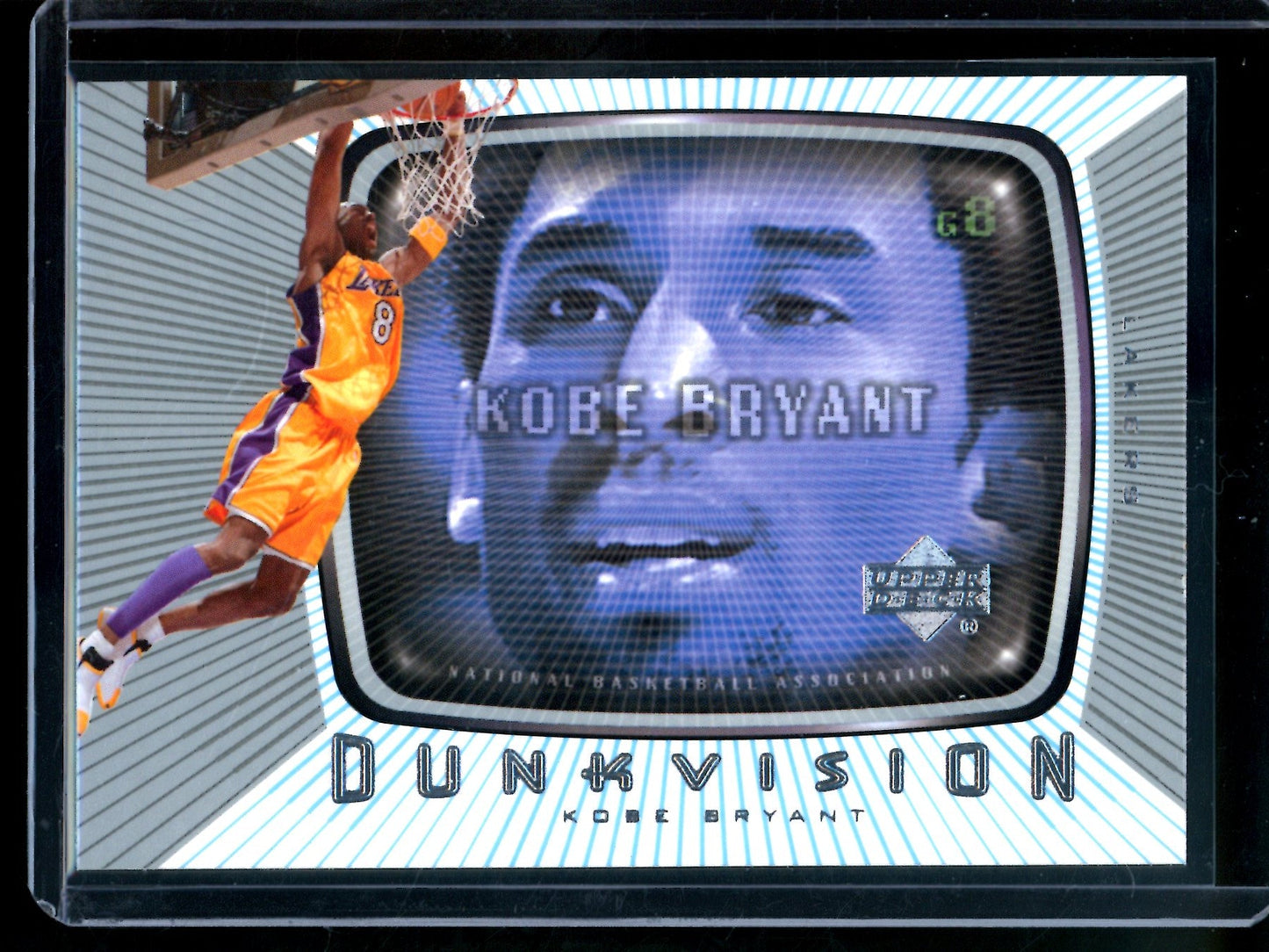 2002 Upper Deck Kobe Bryant Dunkvision Lakers
