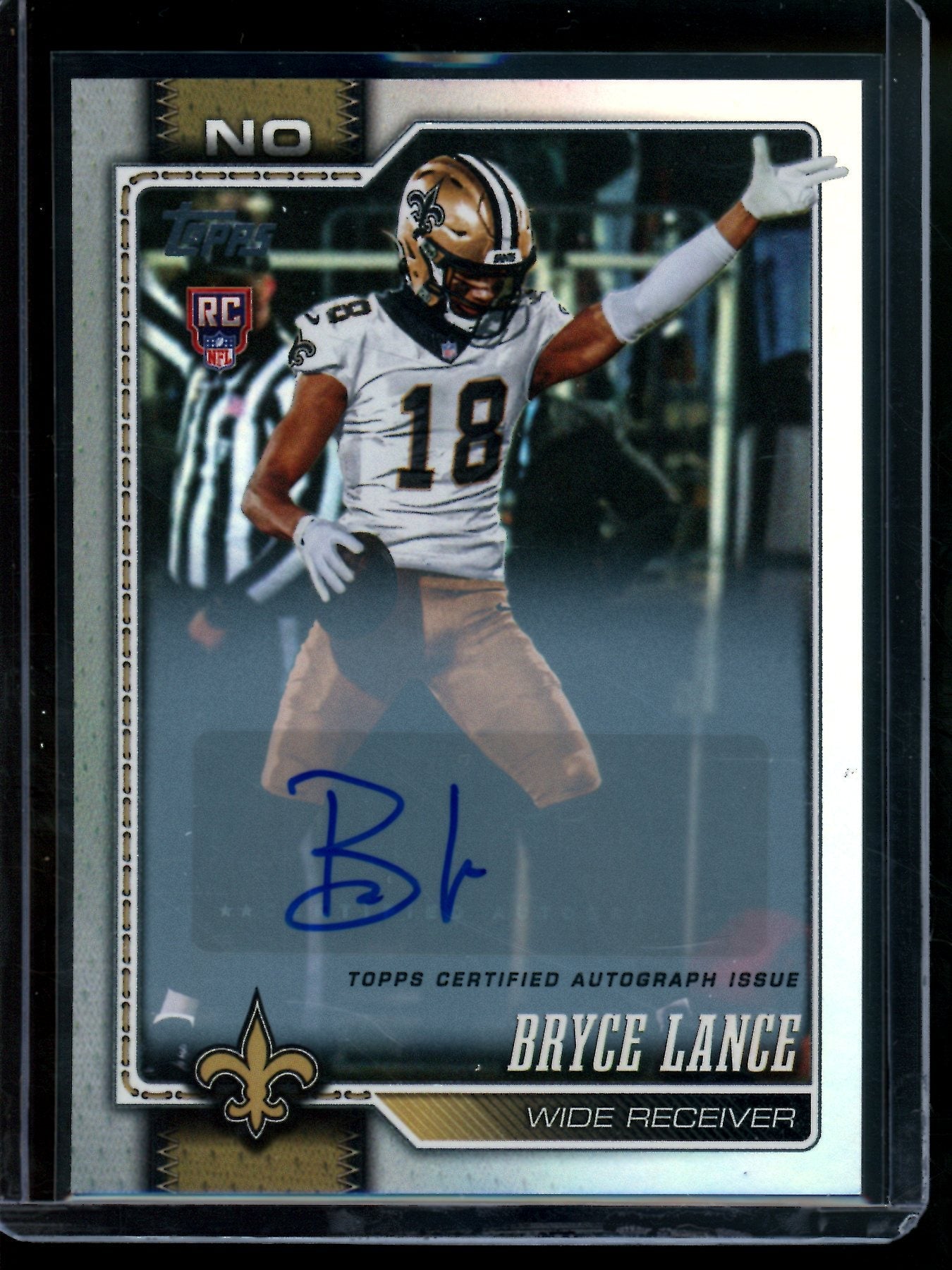 2026 Topps Flagship Bryce Lance Rookie Autograph Foil Saints