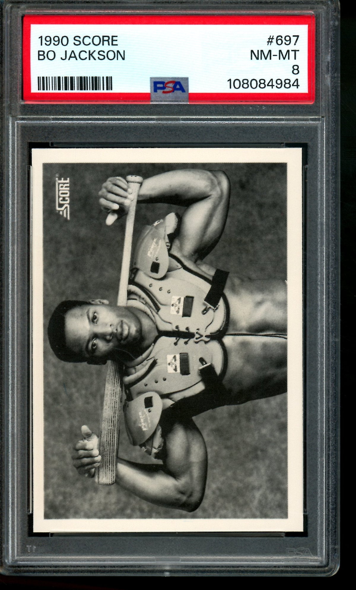 1990 Score Bo Jackson #697 PSA 8 Royals
