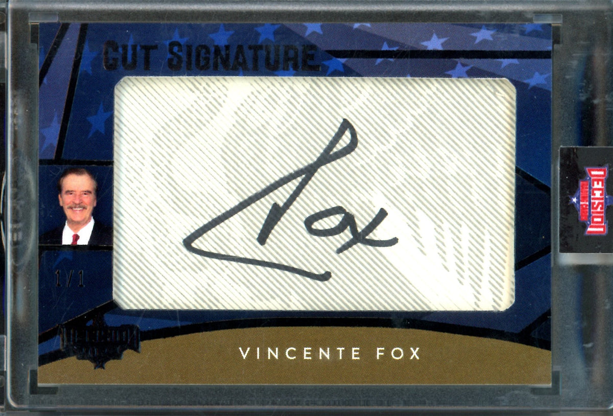 2023 Decision Vincente Fox Cut Signature 1/1