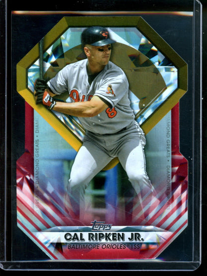 2022 Topps Flagship Cal Ripken Jr. Diamond Greats Red Foil /10 Orioles