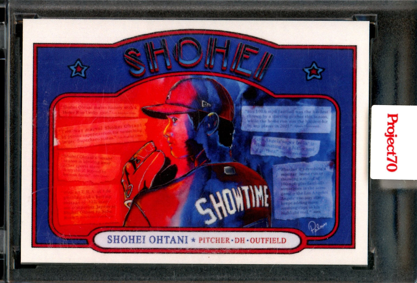 2021 Topps Project 70 Shohei Ohtani Brittney Palmer #362 Angels