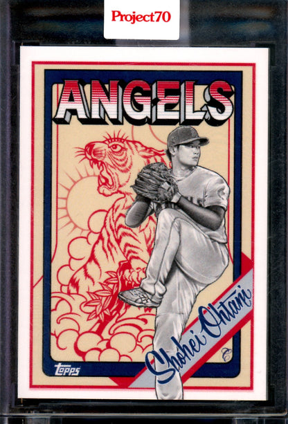 2021 Topps Project 70 Shohei Ohtani Mister Cartoon #493 Angels (B)