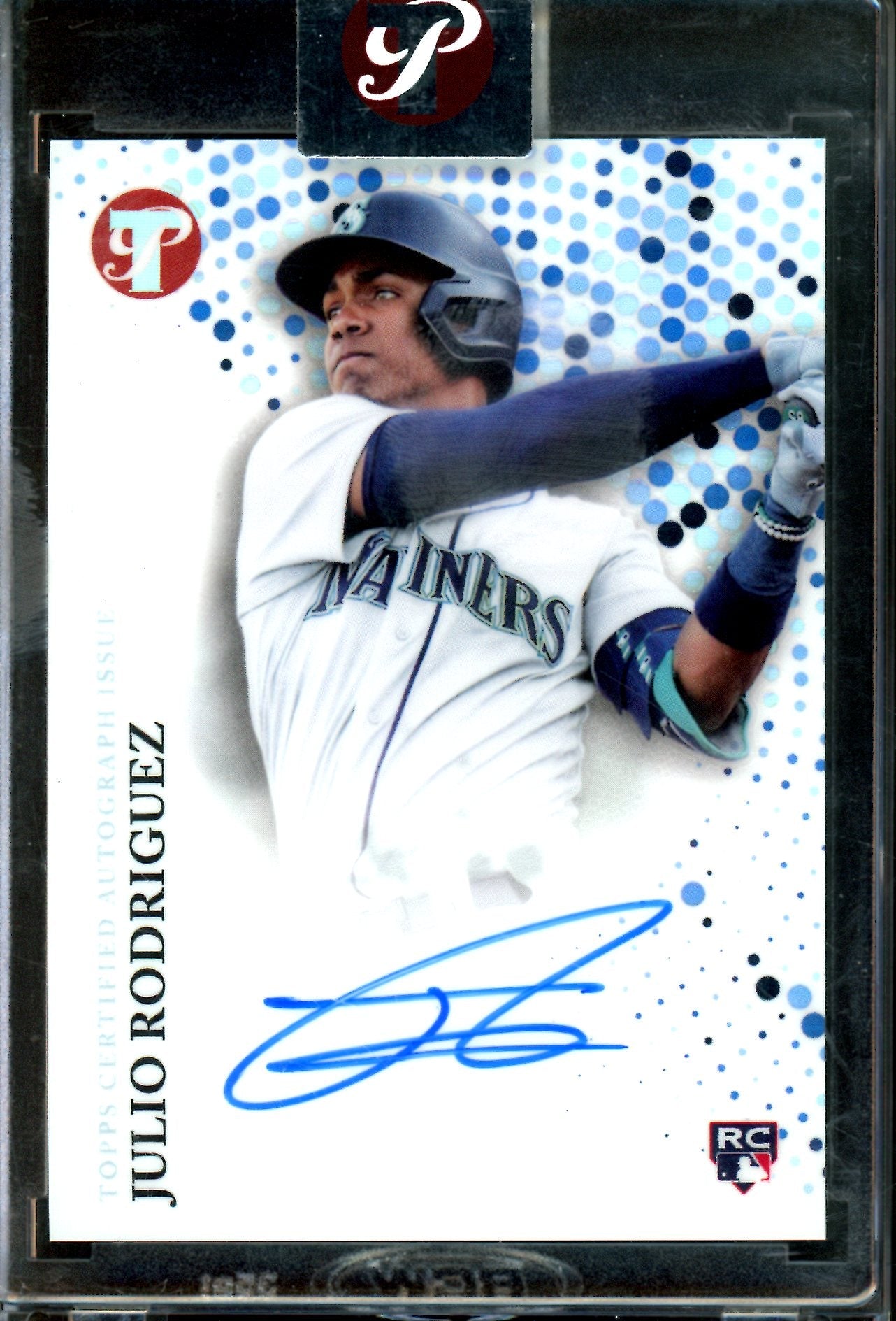 2022 Topps Pristine Julio Rodriguez Rookie Encased Autograph Mariners
