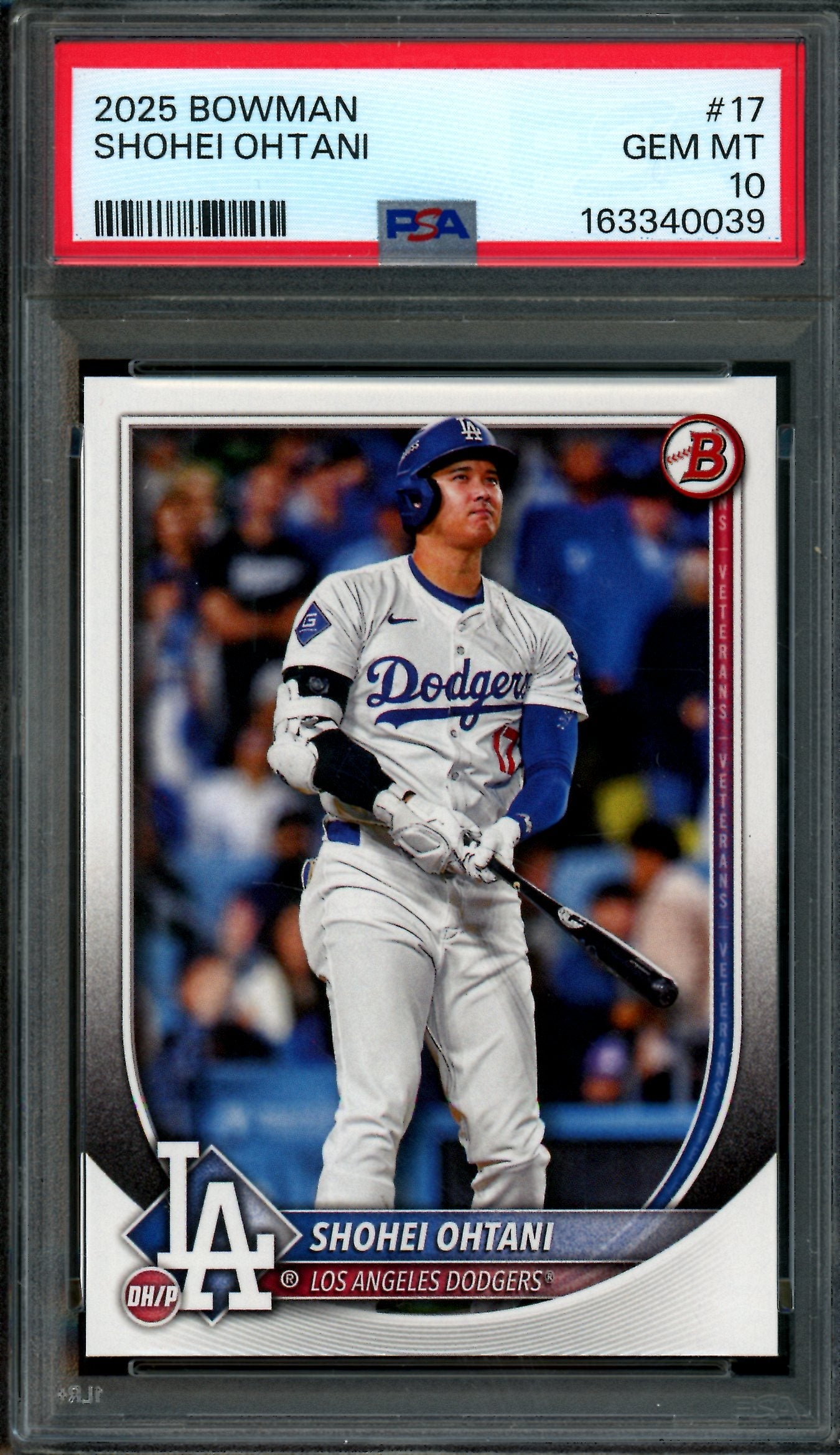 2025 Bowman Shohei Ohtani #17 PSA 10 Dodgers